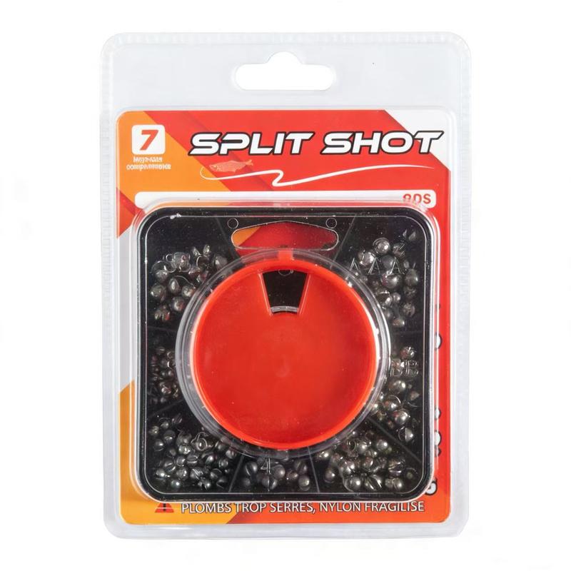 Κουτί με Βαρίδια Ψαρέματος Split Shot 120g-140g